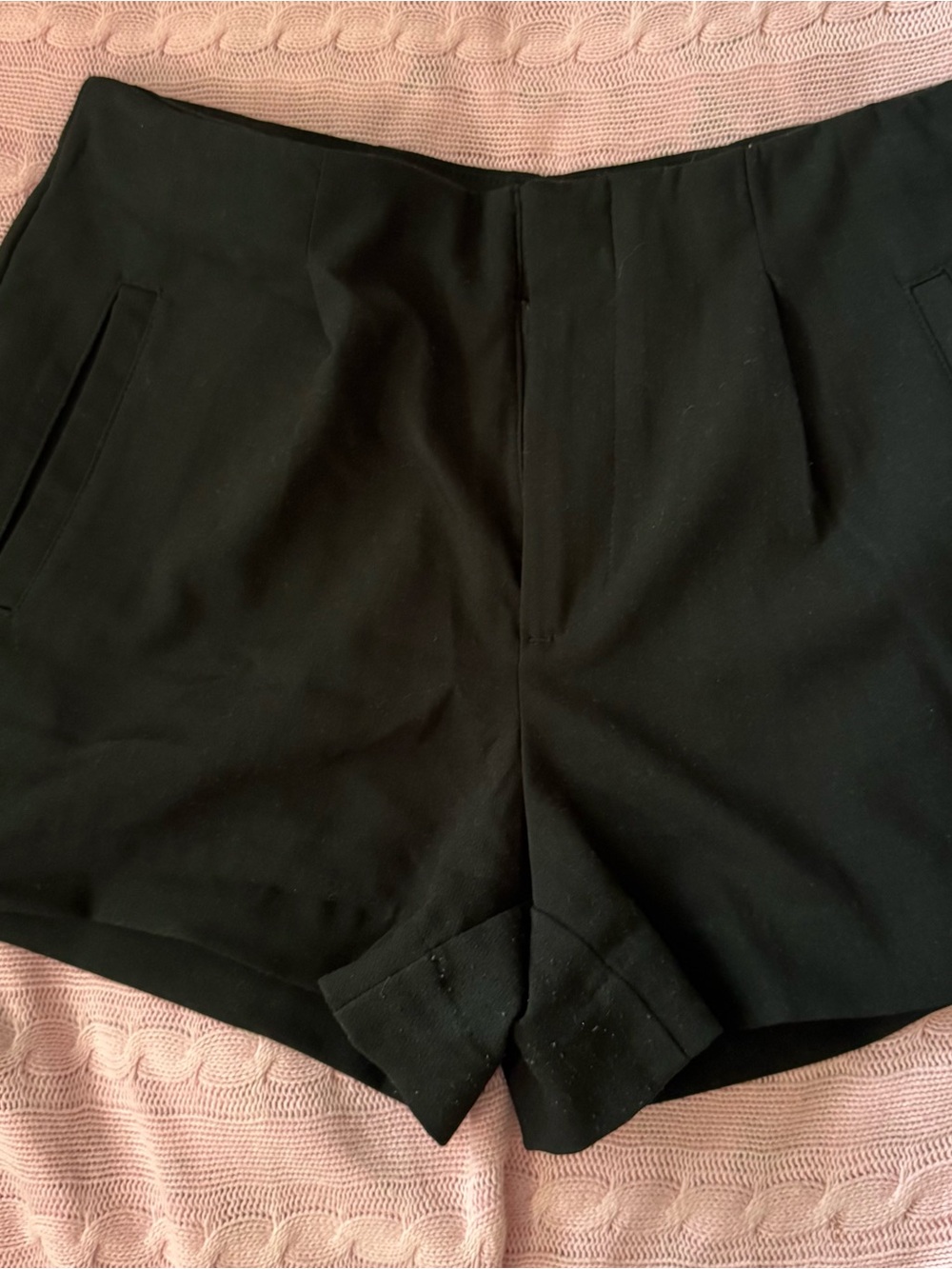 a new day Black Tailored High-Waist Dress Shorts